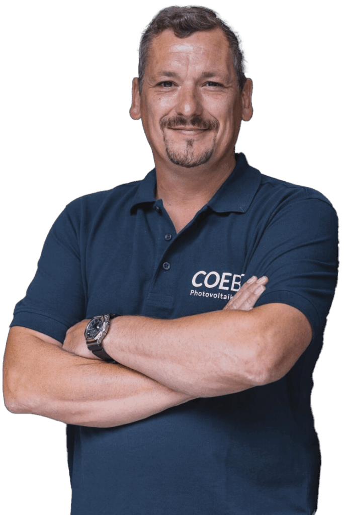 Porträt von Christoph Bäcker, Fachberater Photovoltaik bei COEBIZ am Standort Coesfeld