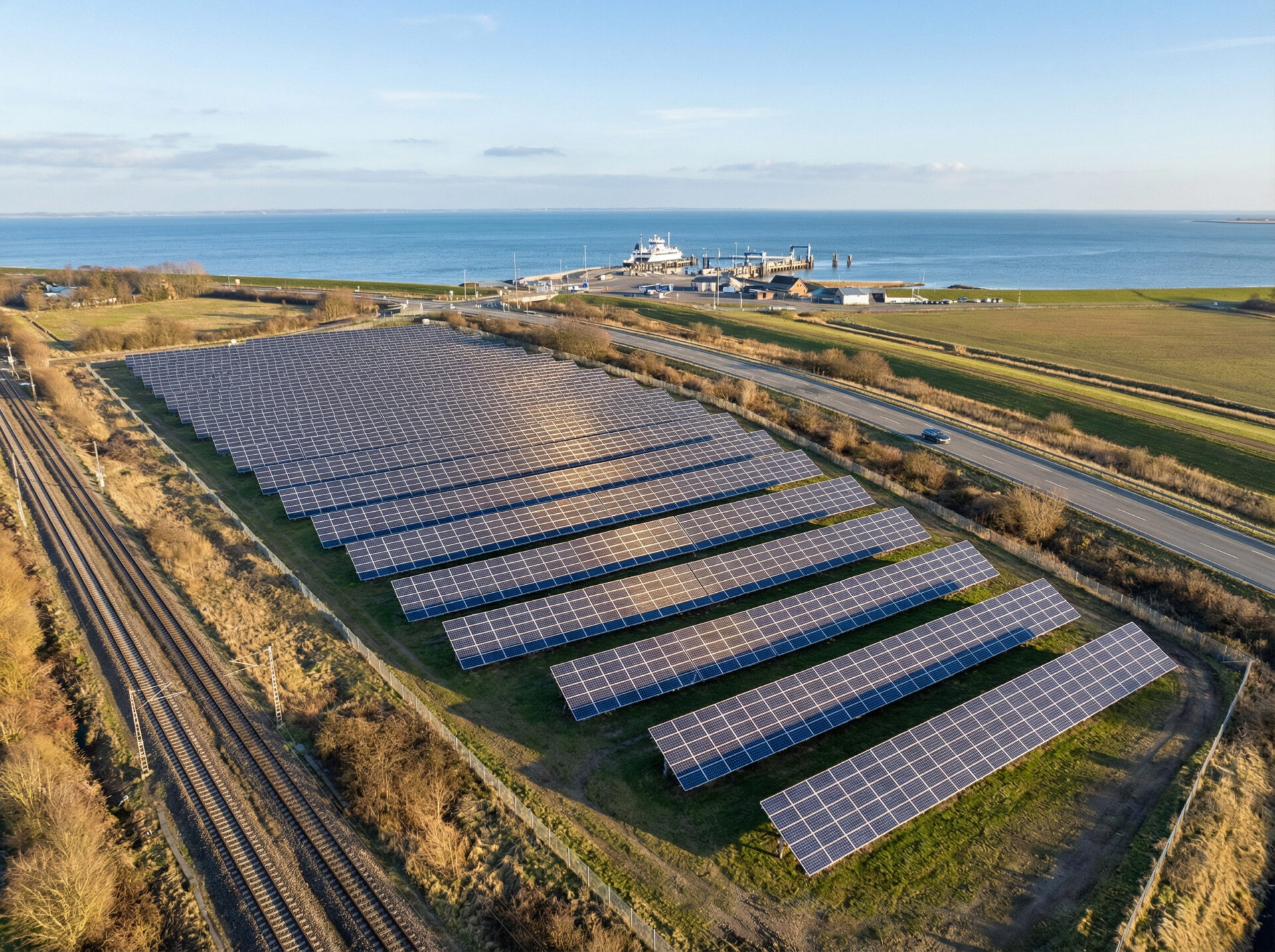 PV-Anlage der AG Reederei Norden-Frisia – 3 Megawatt Photovoltaik mit 100% Direktverbrauch